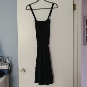 C&C California black spaghetti strap dress size L